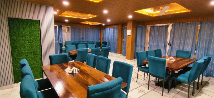 Lobby seating at Hotel Moonlight